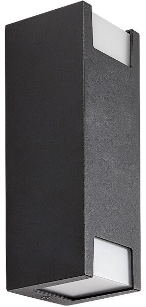 Rabalux 77055 - Applique da esterno CERNON 2xGU10/7W/230V IP44 nero