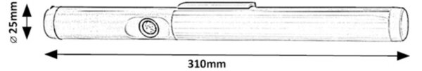 Rabalux 78031 - LED luce sottopensile con sensore RAKAR LED/3W/3,7V 4000K