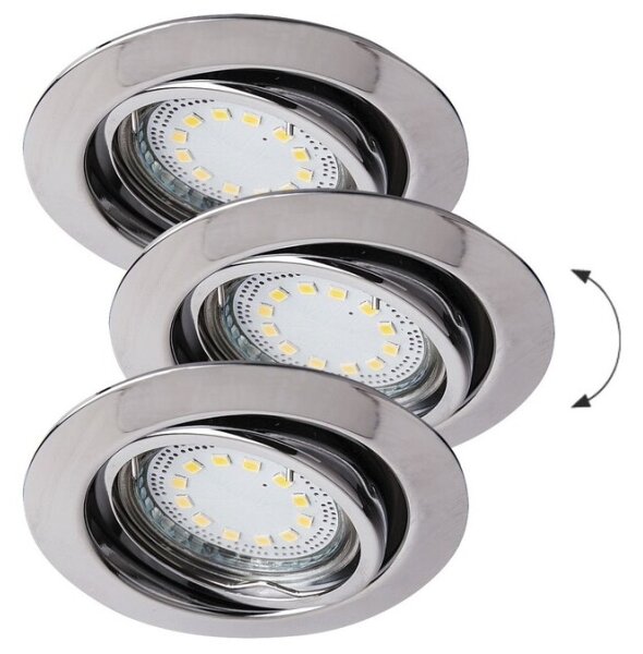 Rabalux 1050 - SET 3xLED Lampada da incasso LITE 3xGU10-LED/3W/230V