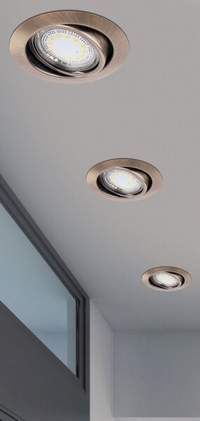 Rabalux 1051 - SET 3xLED Lampada da incasso LITE 3xGU10-LED/3W/230V
