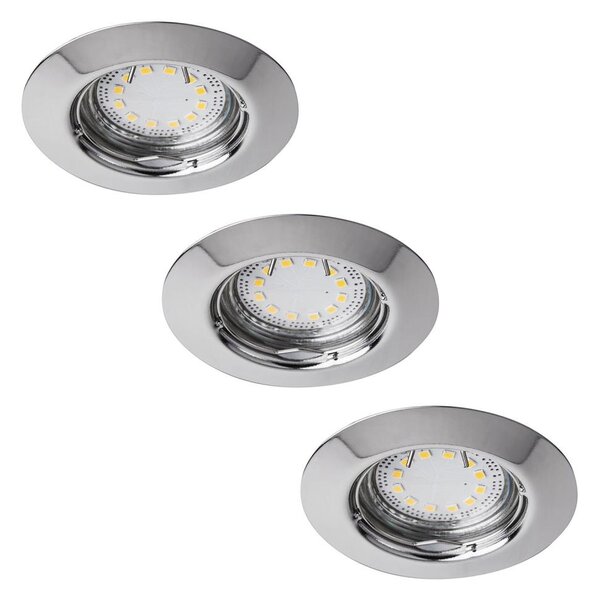Rabalux 1047 - Set da 3 faretti LED da incasso LITE 3xGU10-LED/3W/230V