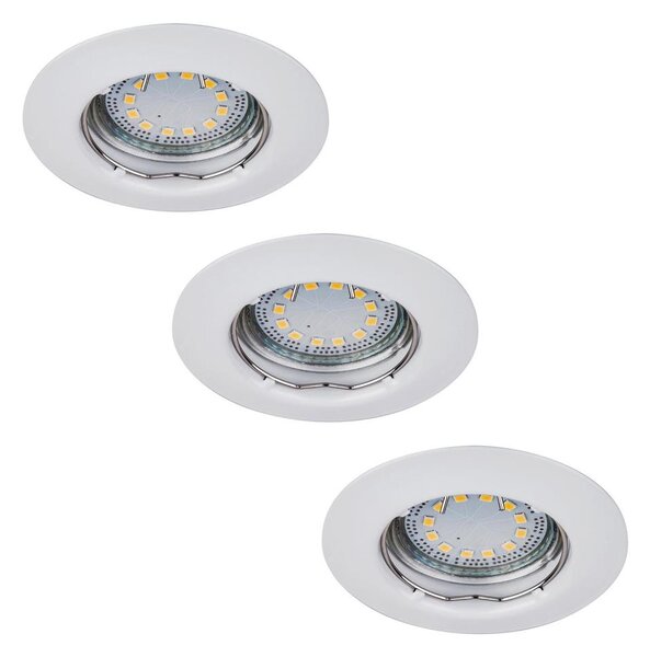 Rabalux 1046 - SET 3x LED Faretto da incasso LITE 3xGU10-LED/3W/230V