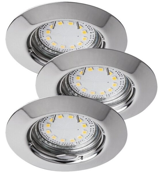 Rabalux 1047 - Set da 3 faretti LED da incasso LITE 3xGU10-LED/3W/230V