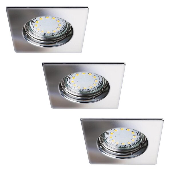 Rabalux 1053 - SET di 3 faretti da incasso LED LITE 3xGU10-LED/3W/230V