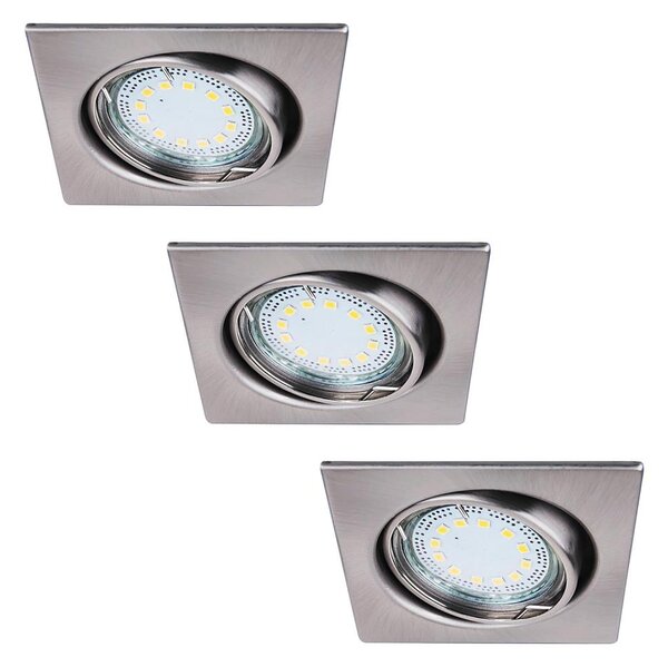Rabalux 1057 - SET 3xLED Lampada da incasso LITE 1xGU10-LED/3W/230V
