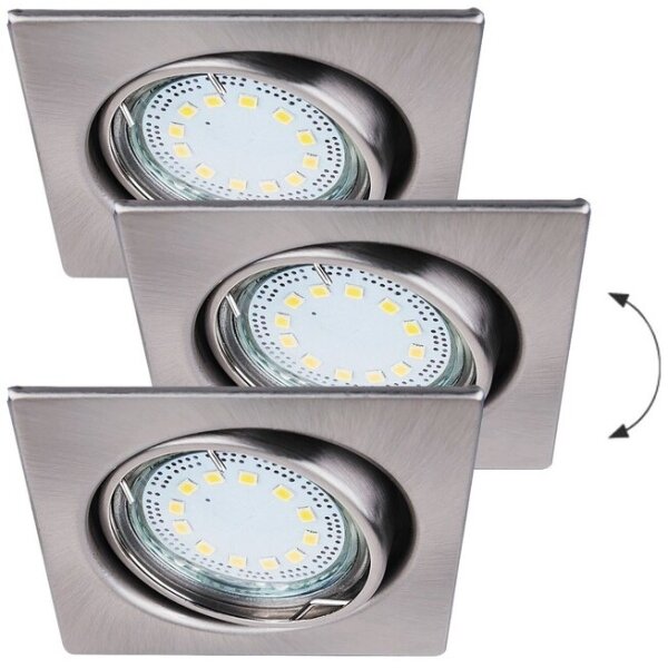 Rabalux 1057 - SET 3xLED Lampada da incasso LITE 1xGU10-LED/3W/230V