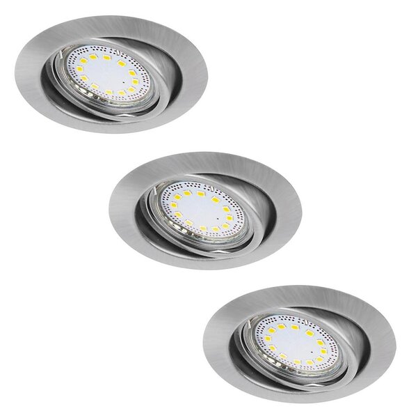 Rabalux 1166 - SET 3xLED Lampada da incasso LITE 3xGU10/3W/230V