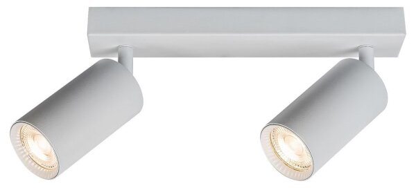 Rabalux 2082 - Faretto da binario SOLO 2xGU10/25W/230V bianco