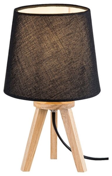 Rabalux 2069 - Lampada da tavolo LYCHEE 1xE14/25W/230V nero