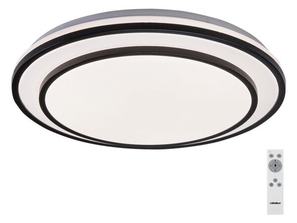 Rabalux 2130 - Plafoniera LED dimmerabile LUPITA LED/40W/230V nera + telecomando