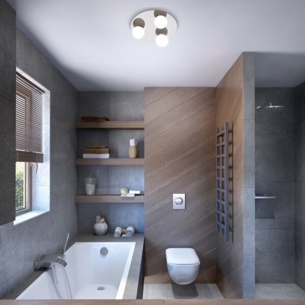 Rabalux 2113 - Applique da bagno BECCA 3xG9/28W/230V IP44
