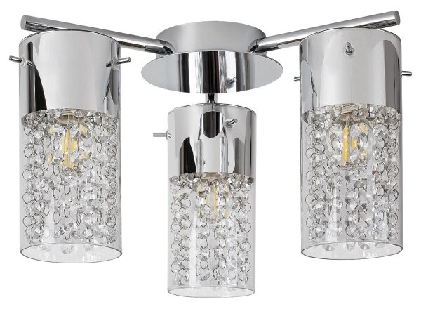 Rabalux 2195 - Plafoniera da bagno NIAGARA 3xE14/40W/230V IP44