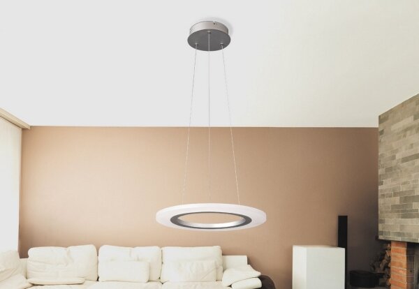 Rabalux 2428 - Lampadario LED ADRIENNE LED/20W/230V argento