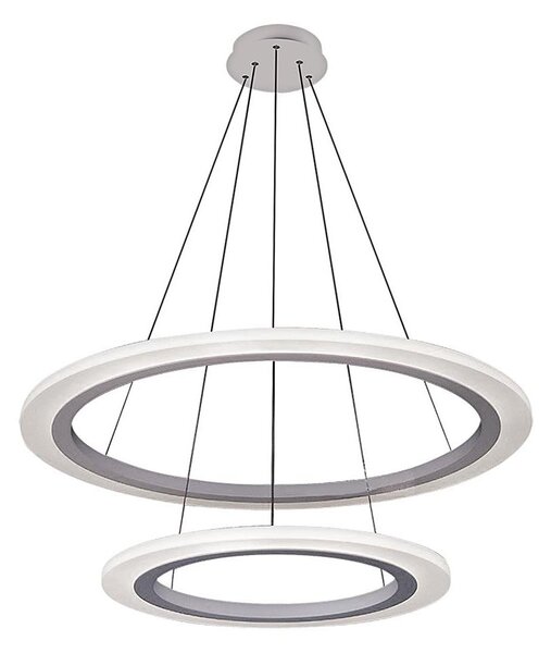 Rabalux 2429 - Lampadario LED ADRIENNE LED/62W/230V argento