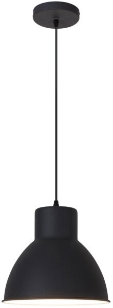 Rabalux 2578 - Lampadario DEREK 1xE27/60W/230V nero