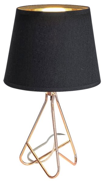 Rabalux - Lampada da tavolo 1xE14/40W/230V nero/oro