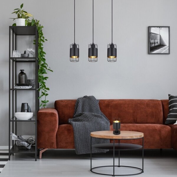Rabalux 3126 - Lampadario su corda DIMITRI 3xE27/40W/230V