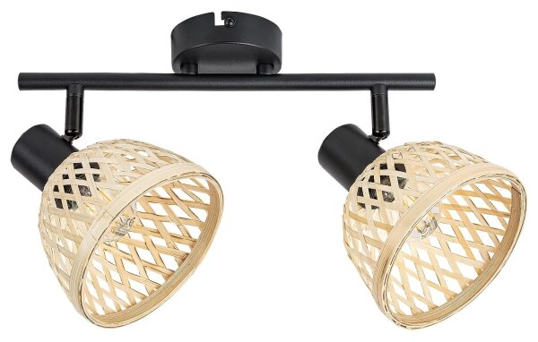 Rabalux 3134 - Faretto RATTAN 2xE14/15W/230V rattan