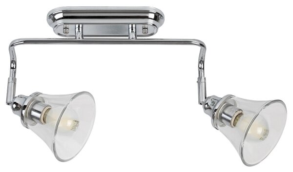 Rabalux 3208 - Faretto da bagno ANTOINE 2xE14/40W/230V IP44