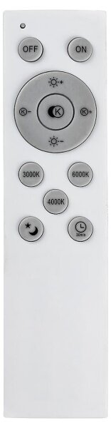 Rabalux 3317 - Plafoniera LED dimmerabile TESIA LED/60W/230V 60 cm + telecomando
