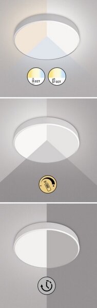 Rabalux 3317 - Plafoniera LED dimmerabile TESIA LED/60W/230V 60 cm + telecomando