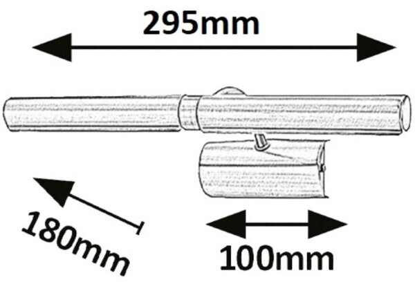 Rabalux 3644 - Illuminazione LED per quadri 2xG9/2W/230V