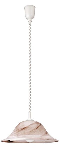 Rabalux 3954 - Lampadario ALABASTRO 1xE27/60W/230V in vetro alabastrino
