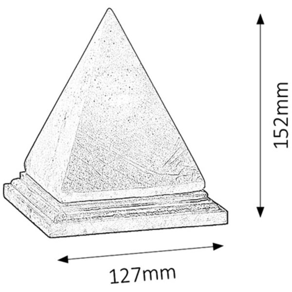 Rabalux 4096 - Lampada di sale VESUVIUS 1xE14/15W/230V