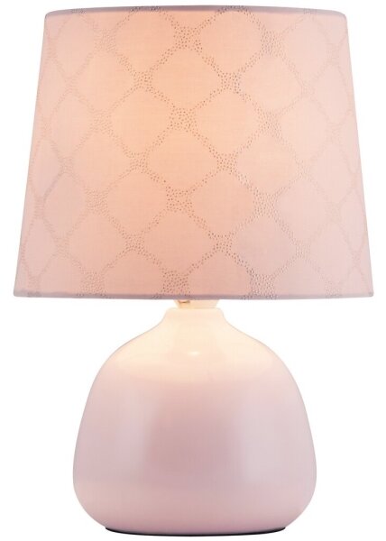 Rabalux 4384 - Lampada da tavolo ELLIE E14/40W rosa