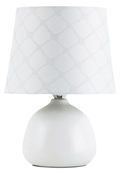 Rabalux 4379 - Lampada da tavolo ELLIE E14/40W bianco