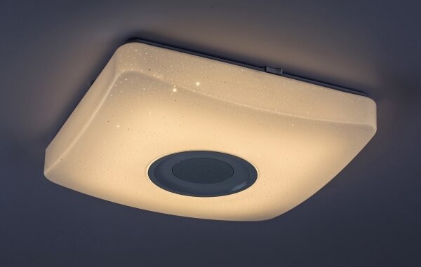 Rabalux - Plafoniera LED RGB dimmerabile con altoparlante LED/18W/230V + telecomando