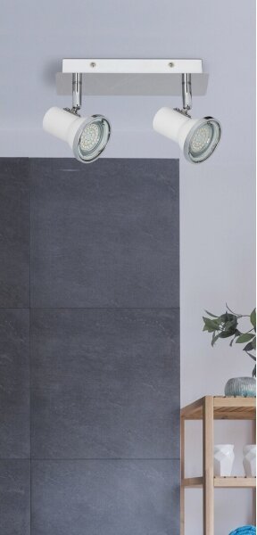 Rabalux 5498 - LED Faretto da bagno STEVE 2xGU10/4,5W/230V