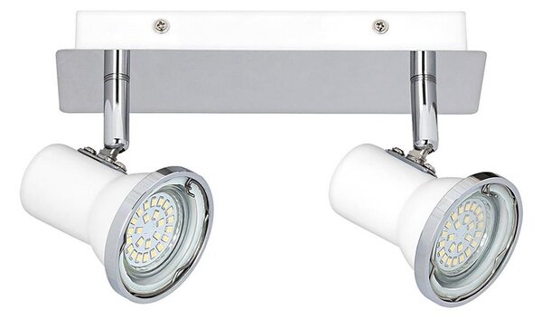 Rabalux 5498 - LED Faretto da bagno STEVE 2xGU10/4,5W/230V