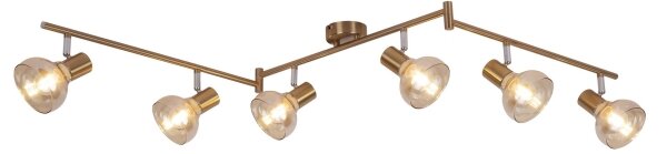 Rabalux 5553 - Faretto HOLLY 6xE14/40W/230V oro
