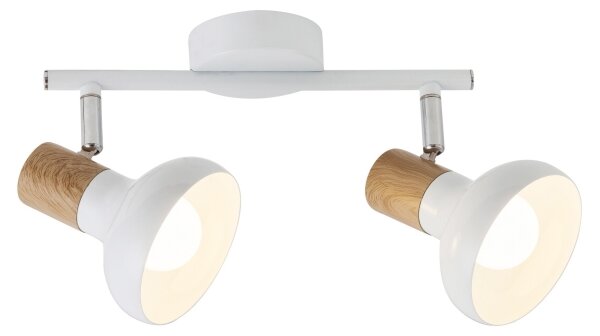 Rabalux 5944 - Faretto HOLLY 2xE14/40W/230V bianco