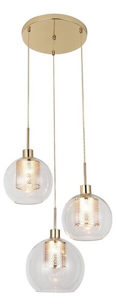 Rabalux 6496 - Lampadario a sospensione con filo PHILANA 3xE14/40W/230V
