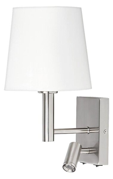 Rabalux 6539 - Lampada da parete LED HARVEY E27/40W + LED/3W