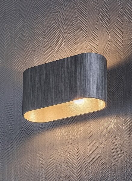 Rabalux 7025 - Applique KAUNAS 1xG9/10W/230V grigia