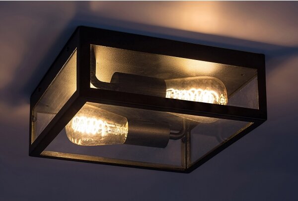 Rabalux 7070 - Plafoniera da esterno ZATON 2xE27/60W/230V IP23