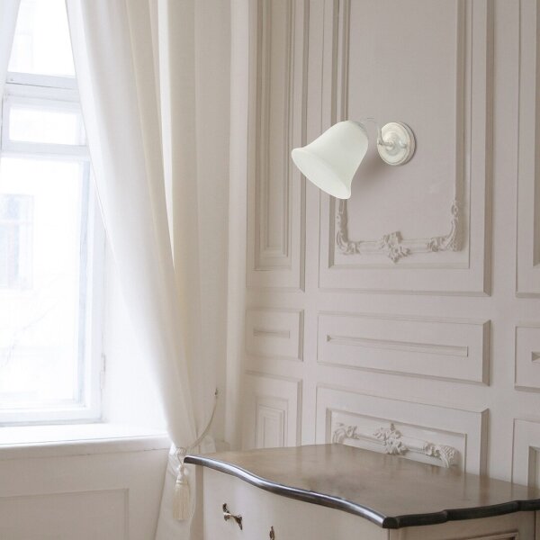 Rabalux 7259 - Applique FABIOLA 1xE27/40W/230V bianco
