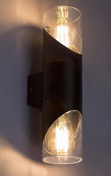 Rabalux 7237 - Lampada da parete esterna NOVIGRAD 2xE27/28W/230V IP54