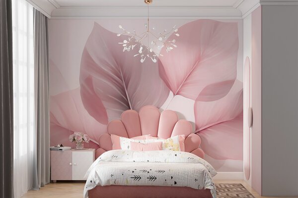 Carta da parati Nervature delle foglie, Carta da parati Natura, Carta da parati Foglie, w05108v2 : Uwalls.it