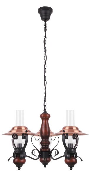Rabalux 7860 - Lampadario a sospensione con catena ENNA 3xE14/40W/230V