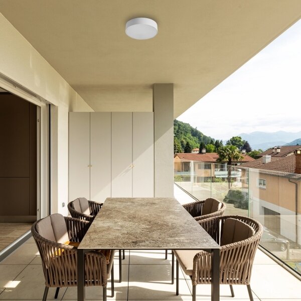 Rabalux - Plafoniera LED per bagno, 18W, 230V, 3000-6000K, IP44, bianco