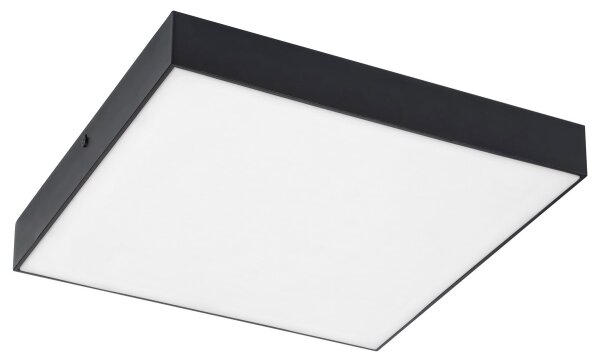 Rabalux - Plafoniera LED da soffitto LED/18W/230V 3000-6000K IP44 nera