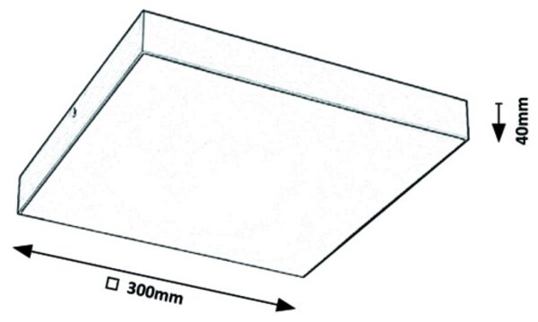 Rabalux - Plafoniera LED/24W/230V 2800-6000K IP44 bianca