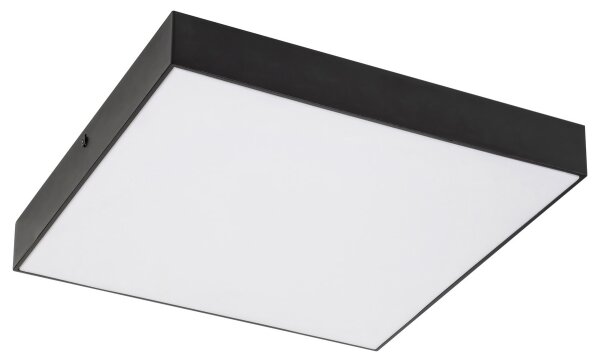 Rabalux - Plafoniera LED da soffitto LED/18W/230V 3000-6000K IP44 nera
