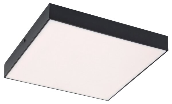 Rabalux - Plafoniera LED da soffitto LED/18W/230V 3000-6000K IP44 nera
