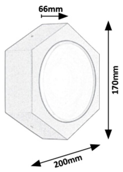 Rabalux 7964 - Applique a LED da esterno AVOLA LED/9W/230V IP54 680lm 3000K