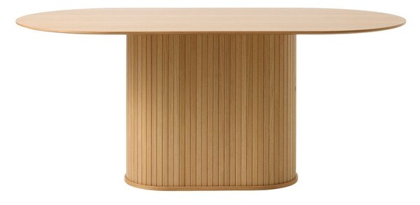 Tavolo da pranzo con piano in rovere 95x180 cm Nola - Unique Furniture